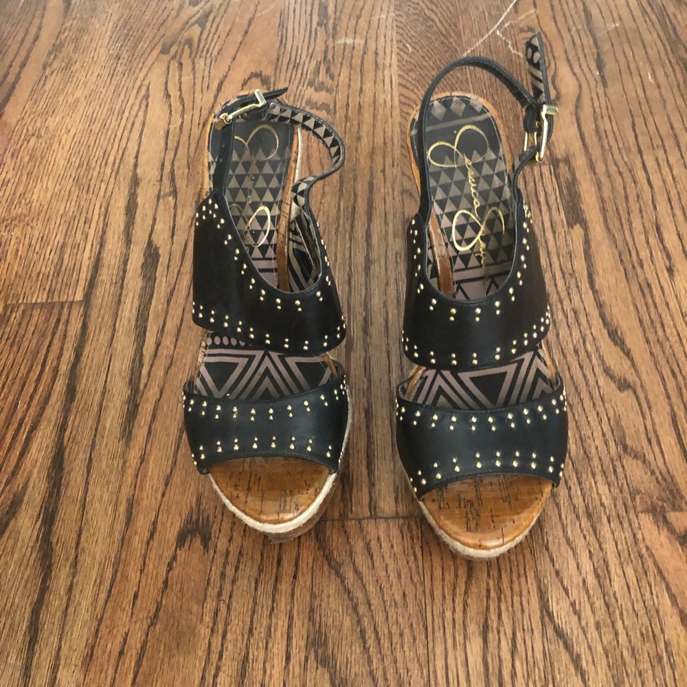 Jessica Simpson wedges